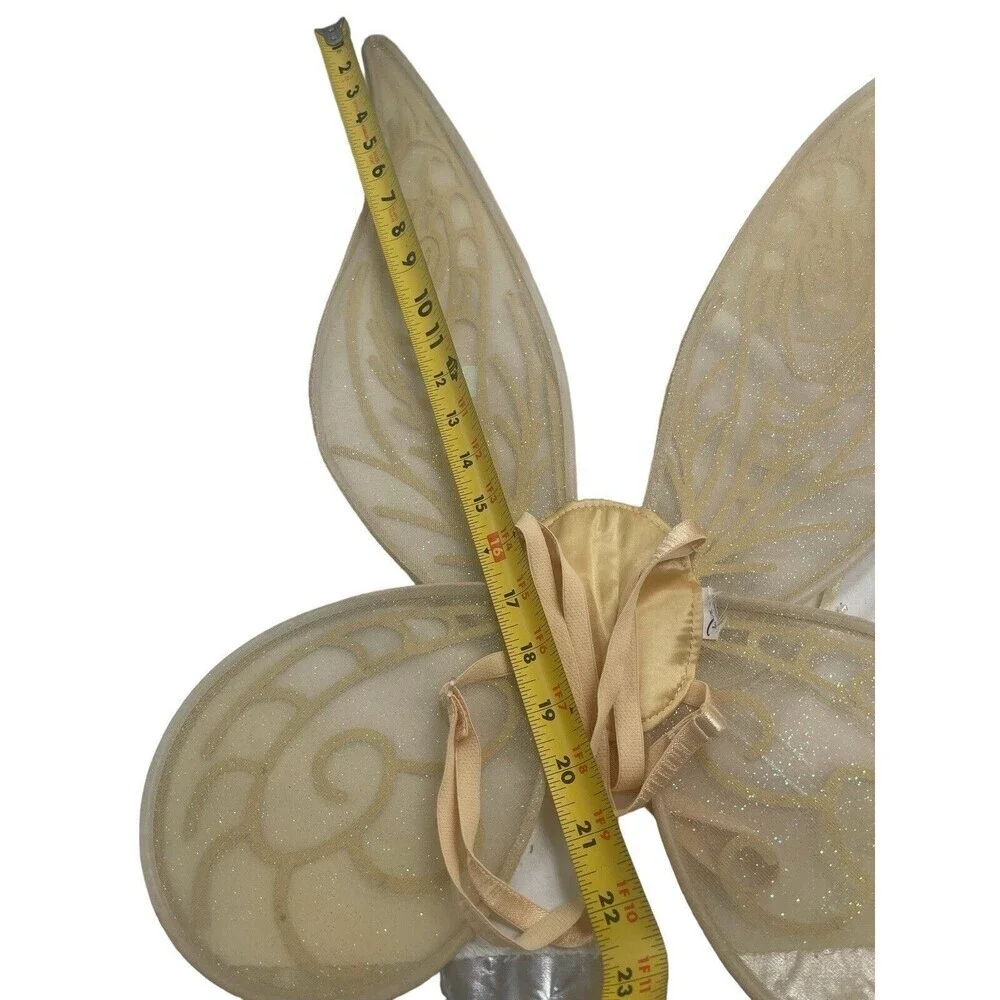 Disney Store Zarina The Pirate Fairy Golden Costume Wings Child Size OSFM